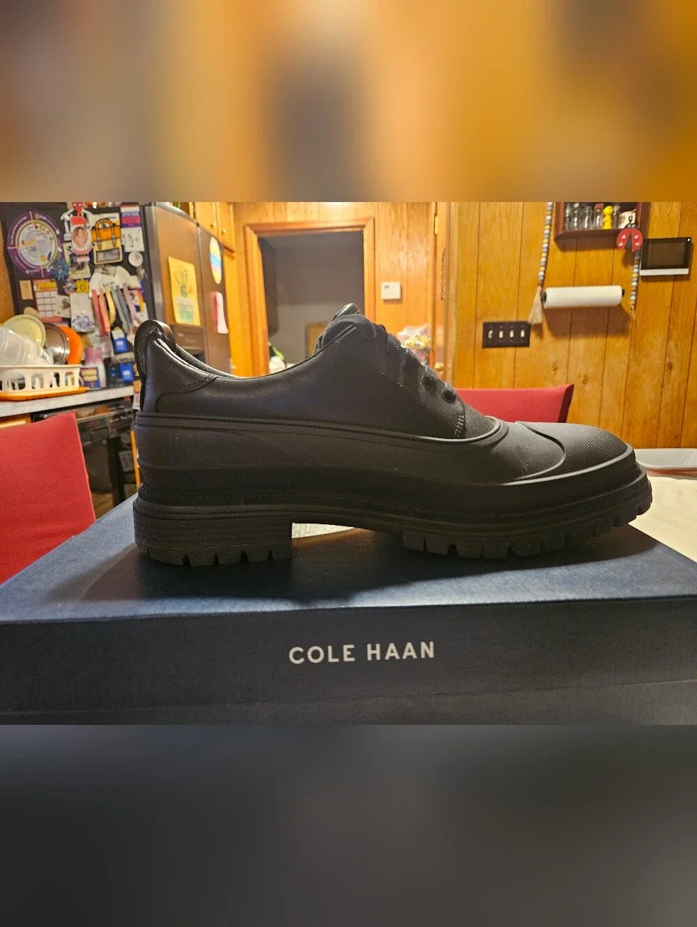 Cole Haan Black Men's Stratton Shroud Oxford